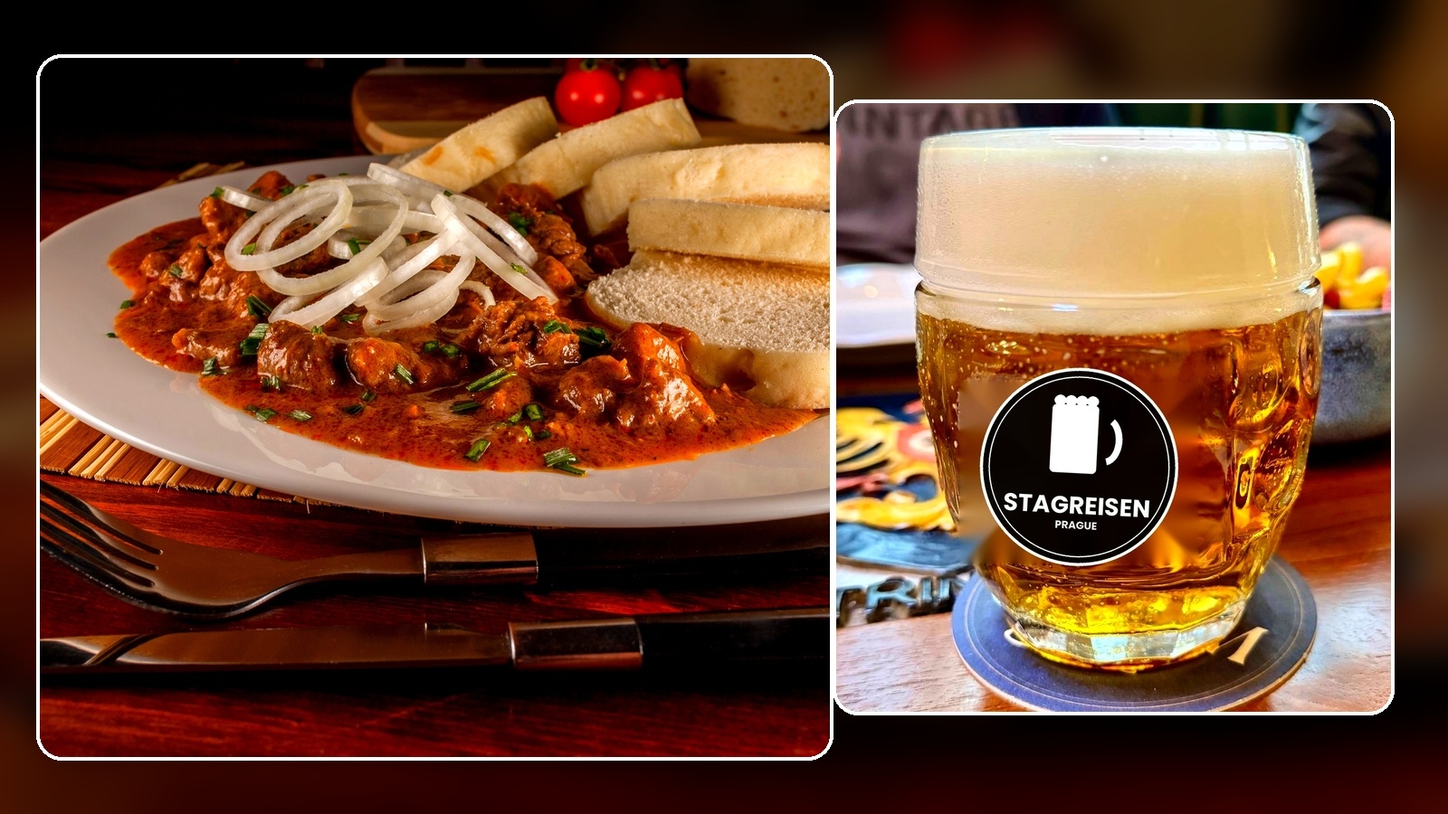 Traditionelles Abendessen in Prag